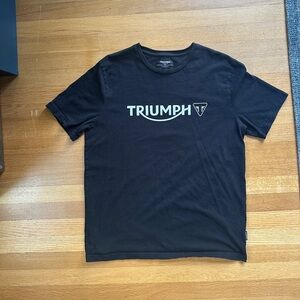 Triumph Black Graphic Men's Tee